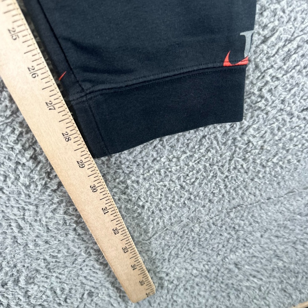 VTG Nike Sportswear Club Sweatpant Boys XL Black All-Over Print Jogger Tapered - Picture 8 of 9